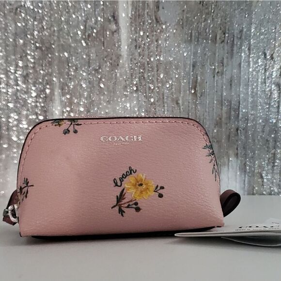 Coach Floral Print Lipstick Case/ Coin Purse - Picture 5 of 8